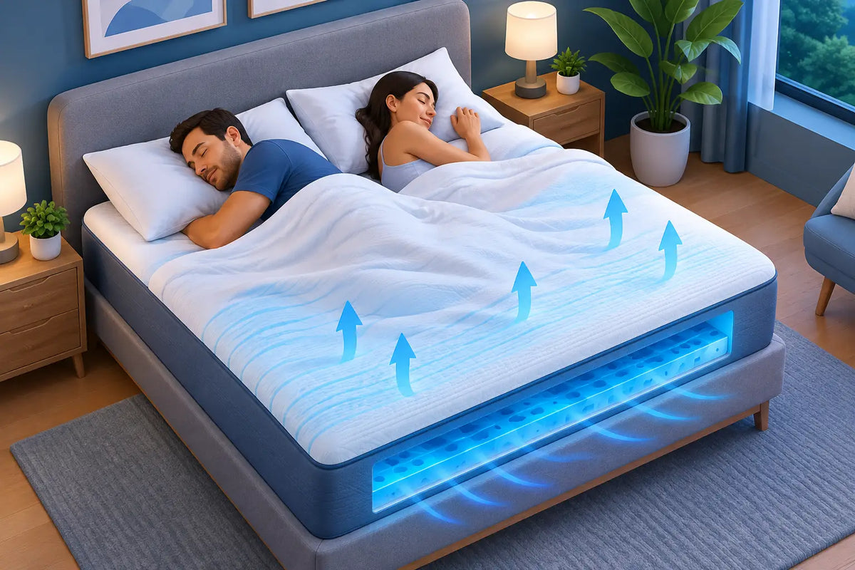 Best Cooling Mattress Features for Couples