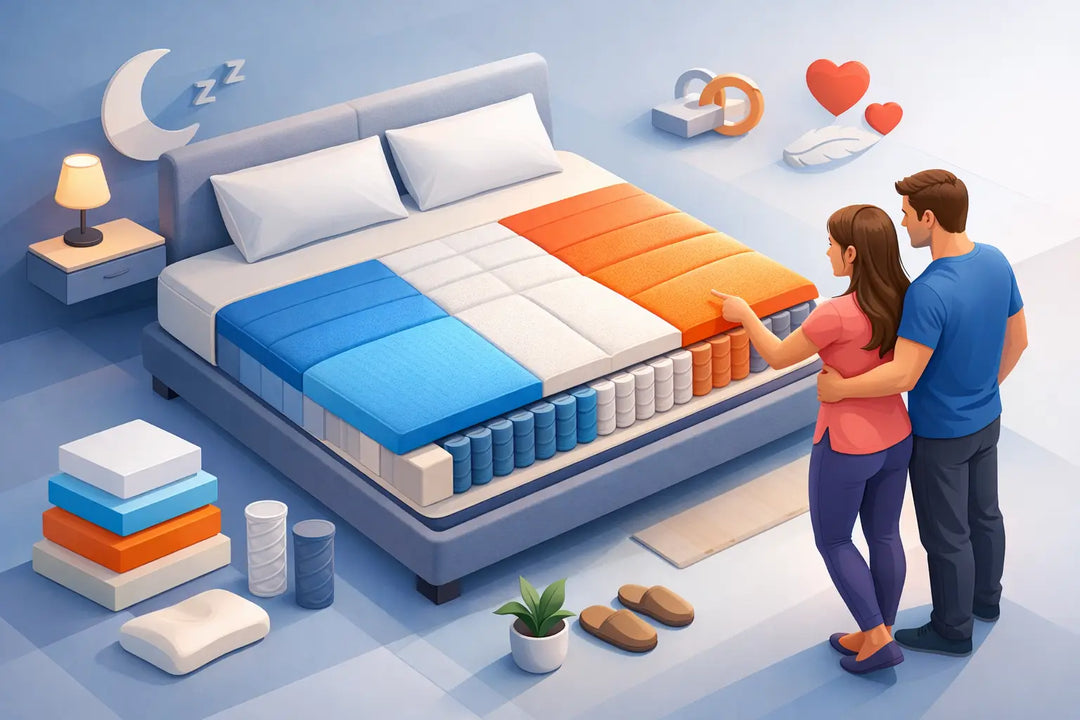 A Zoned Mattress Buying Guide for Couples