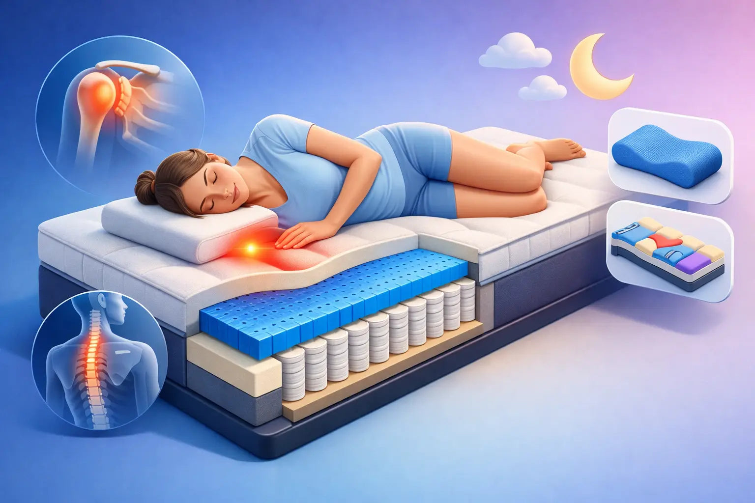 Mattress for Shoulder Pressure Relief That Fits You
