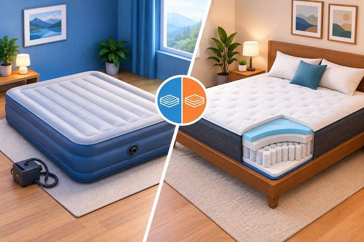 Air Mattress vs Hybrid Mattress: What Fits You?