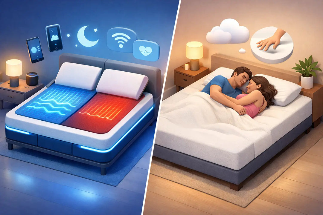 Smart Mattress vs Memory Foam for Couples