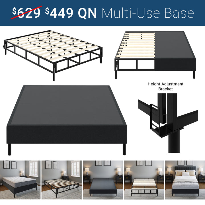 Queen iZone® smart bed on the Multi-Use base