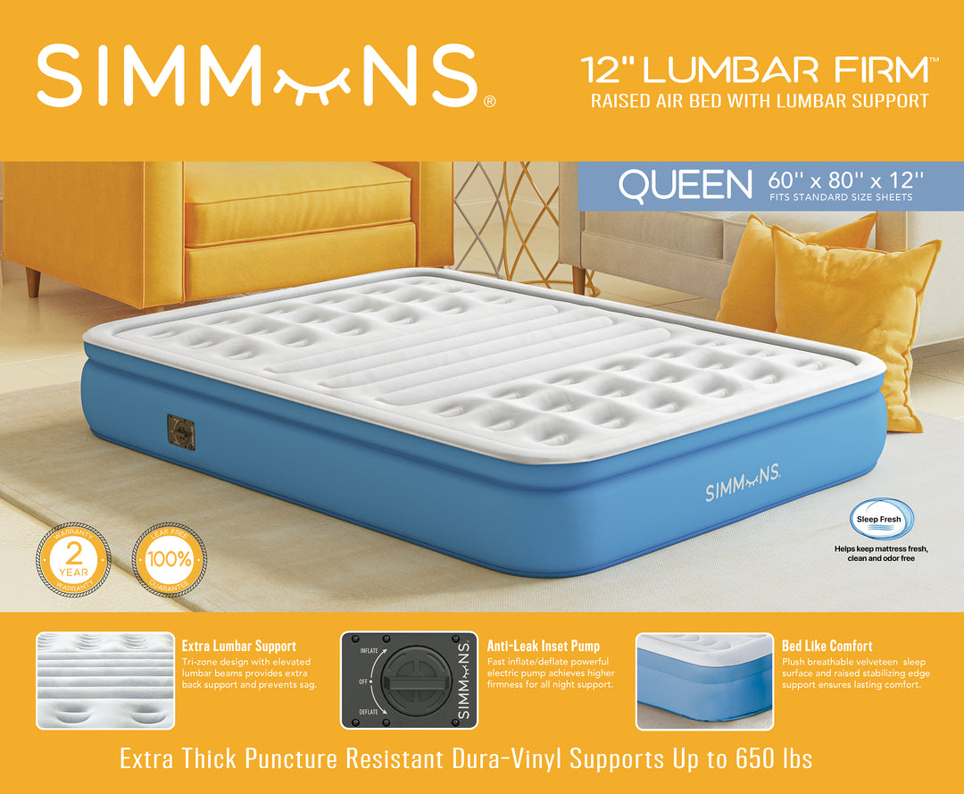 Simmons­® 12" Lumbar Plus Express Bed