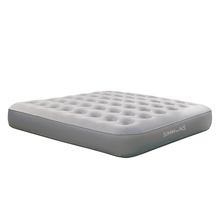 Gray inflatable mattress with &