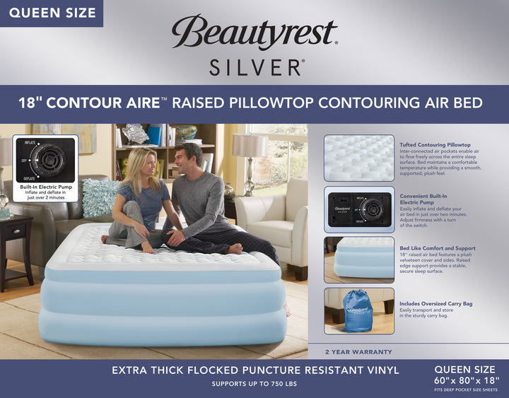 Beautyrest® Silver® Contour Aire™ Express Bed