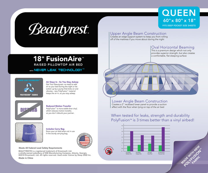 Beautyrest® 18" Fusion Aire™ Express Bed