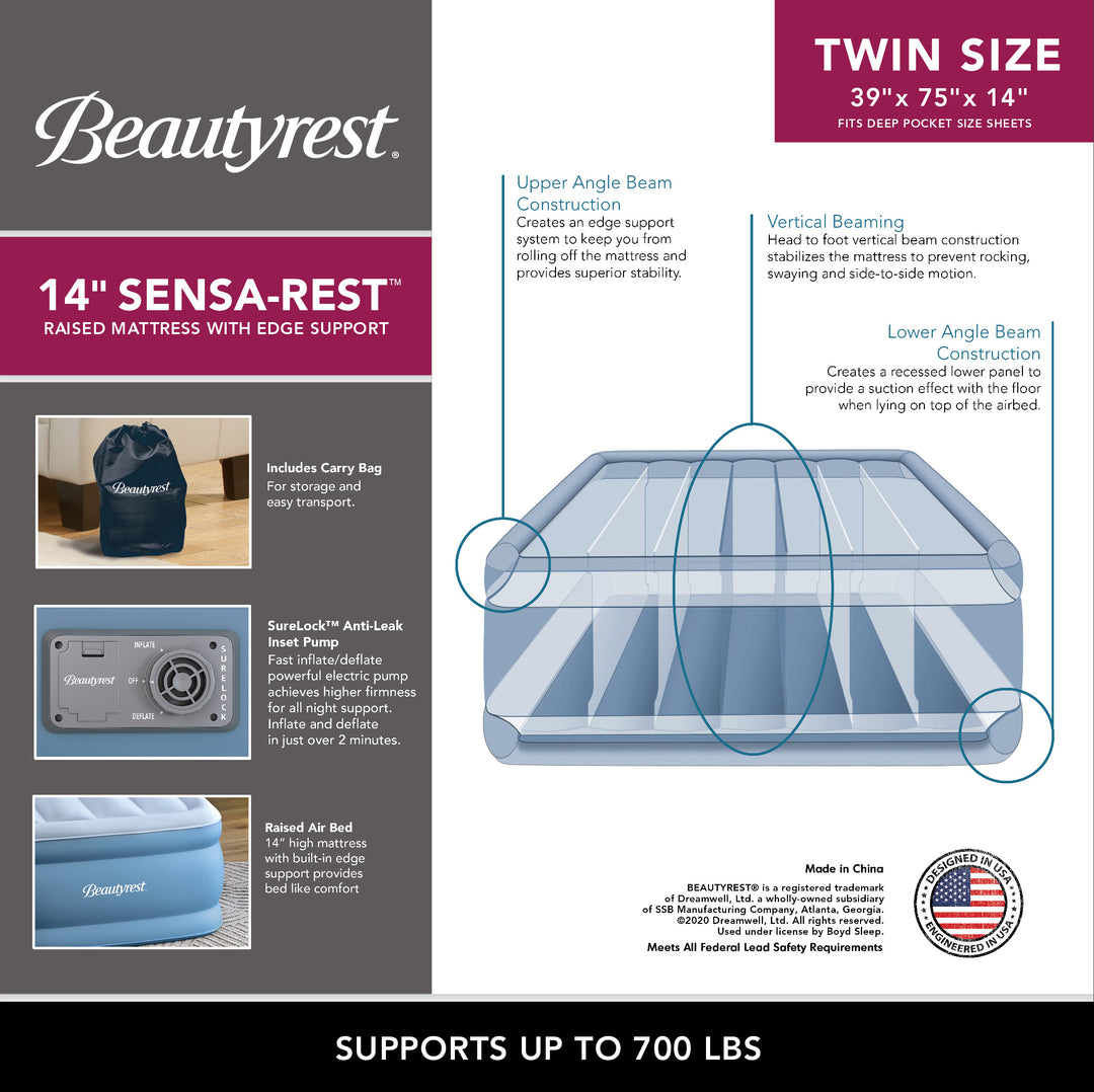 Beautyrest® 14" Sensa-Rest™ Express Bed